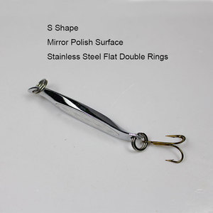 Cuillère en métal leurres de pêche en eau salée appâts verticaux lents avec aide <span class=keywords><strong>Mustad</strong></span> triple crochet pour bar thon saumon voilier <span class=keywords><strong>truite</strong></span> - Product Image 5