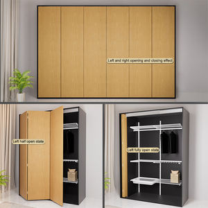 Système de glissière de <span class=keywords><strong>porte</strong></span> <span class=keywords><strong>coulissante</strong></span> intérieure de cuisine à fermeture douce, accessoires, <span class=keywords><strong>kit</strong></span> de <span class=keywords><strong>placard</strong></span> escamotable, quincaillerie de <span class=keywords><strong>porte</strong></span> de <span class=keywords><strong>placard</strong></span> pliable - Product Image 4