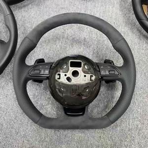 Volant sport en daim pour <span class=keywords><strong>Audi</strong></span> B9 A3/A4/A5/S4/RS5/S3/S5/A6/A7/A8/Q5/Q7/Q8/TT/R8/S6/RS6/RS7/S7/B8.5 - Product Image 1