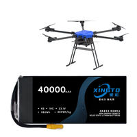 Batteries solides 320 Wh/kg pour drones, 6S, 12S, 14S, 18S, 20S, 16000, 22000, 30000, 40000 mAh, 44000 mAh, batterie Lipo longue durée pour UAV