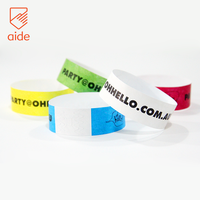Fournisseurs de gros Bracelet étanche en Tyvek Bracelet en papier Qr Code Bracelets en Tyvek Bracelets en papier personnalisés pour l'événement