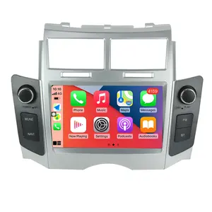 Kirinavi android 10.0 7 polegada multimídia carro para toyota yaris 2005 2011 carro Carplay dvd player gps navegação estéreo wifi 4g BT