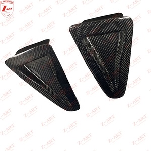 Évents de couvercle de moteur en Fiber de carbone Z-ART R35 pour capot moteur Nissan GTR évents en Fiber de carbone pour prise d'air de capot moteur R35 - Product Image 4