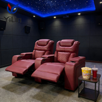 VIP Elektrisches Kinosofa mit Massage & Kühlung für Luxus-Heimkino - Modernes Design mit USB-Ladefunktion