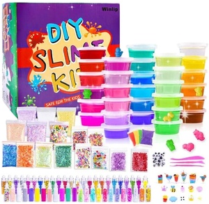 Slime Supplies <strong>Kit</strong> 135 Pack <strong>Making</strong> <strong>Kit</strong> 30 Crystal Slime Glitter Jars Charms Sugar <strong>Paper</strong> Foam Beads Slime <strong>Kit</strong> - Product Image 1