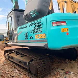 100%, trabajo listo, equipo de construcción cuidadosamente mantenido, excavadora Kobelco usada, Cubo de 1,6 m³, peso operativo de 34 toneladas - Product Image 1