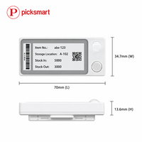 Système d'étiquetage WMS intégré 868 MHz Pick to Light pour la mise en œuvre automatisée des commandes de picking en entrepôt (PTL)