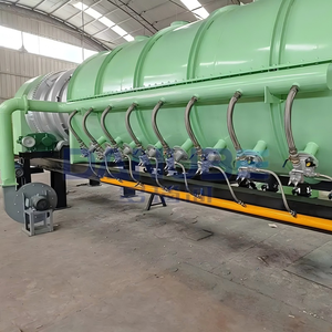 Lưu lượng không khí nhiệt độ cao liên tục vỏ trái cây vỏ tre vỏ quả óc chó gạo rơm biochar nhiệt phân carbonization furance - Product Image 5