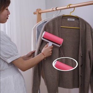 Waschbarer Fusselroller Wiederverwendbarer Klebriger Mopp Fusselroller zum Entfernen von Hunde- und Katzenhaaren Extra Klebriger Tragbarer Fusselroller - Product Image 5