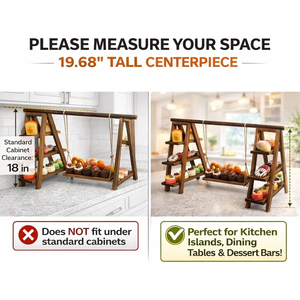 Support à cupcakes en bois, ensemble de présentation de desserts à 3 niveaux avec supports amovibles et pliables, <span class=keywords><strong>plateau</strong></span> de service rustique pour bonbons pour les fêtes - Product Image 5
