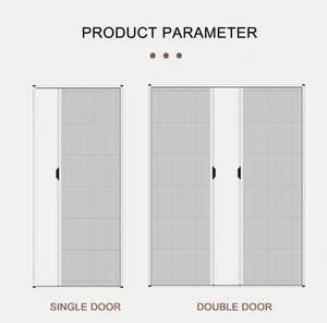 Puerta moderna <span class=keywords><strong>de</strong></span> <span class=keywords><strong>mosquitera</strong></span> retráctil antimosquitos con <span class=keywords><strong>marco</strong></span> <span class=keywords><strong>de</strong></span> aleación <span class=keywords><strong>de</strong></span> <span class=keywords><strong>aluminio</strong></span>, ventana <span class=keywords><strong>de</strong></span> pantalla plegable deslizante - Product Image 3