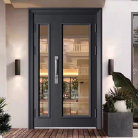 Serrure Intelligente de Sécurité Minimaliste en Acier pour Portes Métalliques Intérieures et Extérieures, Idéale pour Maisons, Appartements, Hôtels, Résistante au Feu, Style Chinois