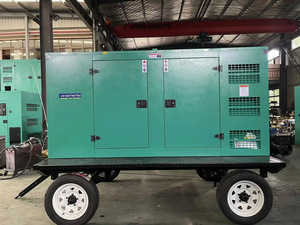 Máy phát điện diesel loại kéo, loại yên tĩnh, công suất 20kva, 30kva, 50kva, 3 pha, 20kw, 30kw, 40kw, 50kw, tần số 50/60hz, có tùy chọn ATS, điện áp định mức 230v - Product Image 2