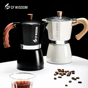Factory Hot Sale Black Moka Coffee Pot Espresso Coffee Maker