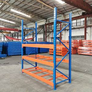 Sistema de Estanterías para Almacenamiento en Almacenes, Logística Industrial, Alta Densidad, Estanterías de Malla Metálica Ajustables y Selectivas para Almacenamiento de Palés - Product Image 1