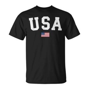 T-shirt grafica con bandiera americana per l'abbigliamento patriottico del 4 luglio - Product Image 1