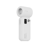 Ventilateur portable haute vitesse avec écran numérique, batterie rechargeable 3600 mAh, mini ventilateur puissant pour extérieur
