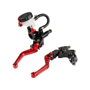 CNC Aluminium Motorcycle Clutch Brake Lever Handle Lever For Electric Motorcycles Bikes Scooters