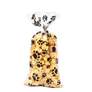Vente en gros de sac à bonbons transparent en PVC poche d'opp plate impression de griffes de <span class=keywords><strong>chiot</strong></span> de dessin animé <span class=keywords><strong>Film</strong></span> protecteur pour emballage alimentaire pour biscuit - Product Image 5