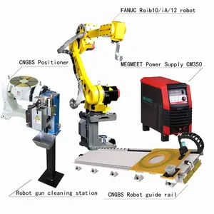 Machine de soudage automatique verticale FANUC, robot chinois à 6 axes, charge utile de 8 kg, précision de 0,03 mm, moteur PLC - Product Image 1