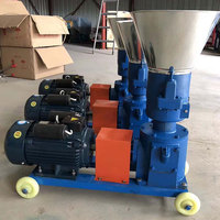 Nouvelle machine à granulés d'aliments pour poissons et volailles de petite taille, à matrice plate, capacité de 100 kg/h, alimentée au diesel/essence