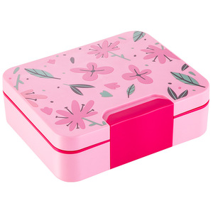 Bencircle B290 Cute Kids Bento Box Set with Soup Thermos Leakproof Lunch Container 4 Section Food Storage Box for School - Product Image 1