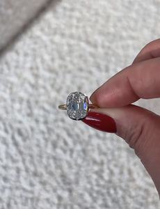 Anillo de Diamantes de Laboratorio con Baño de Oro Rosa, Amarillo y Blanco, Joyería Fina Personalizada, Oro de 9k, 10k, 14k, 18k, Certificado IGI, Lujo para Mujer, de Fábrica - Product Image 4