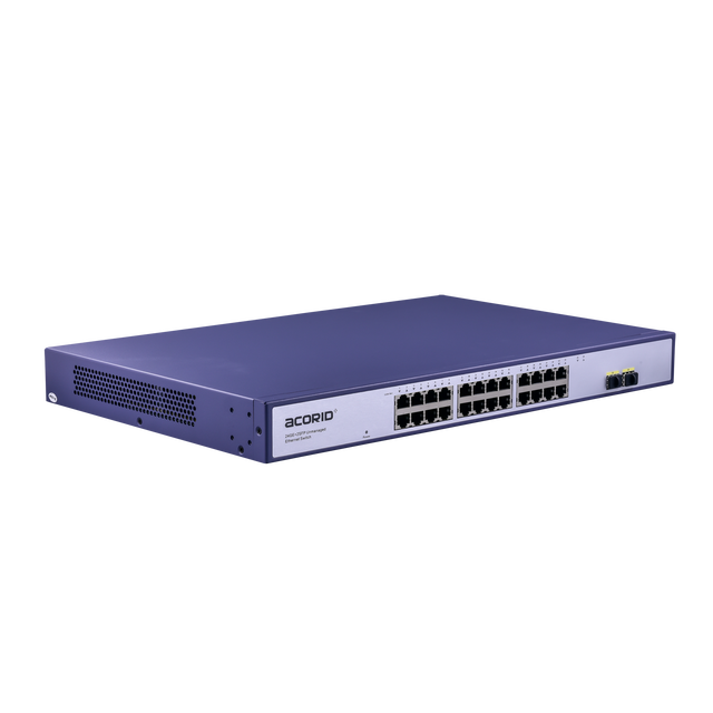 Good quality 2 SFP slot 24-Port Full unmanaged gigabit switch