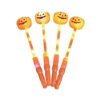 Bâtons lumineux citrouille Halloween 2026, en plastique, décoratifs, jouets lumineux pour enfants, très demandés