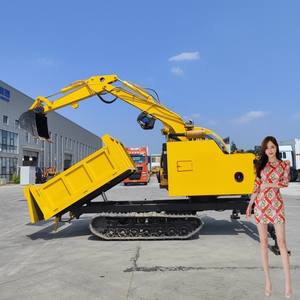 Disponible en stock Mini camión volquete hidráulico sobre orugas 800KG - Product Image 4