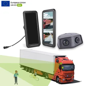 Spion mobil elektrik, EU R46 standar peraturan truk 12.3 inci sistem tampilan Monitor kaca spion listrik