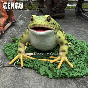 Mô hình ếch hoạt hình thực tế lớn trong nhà khổng lồ di chuyển như thật trang trí cho màn hình thương mại và các sự kiện công viên giải trí - Product Image 5