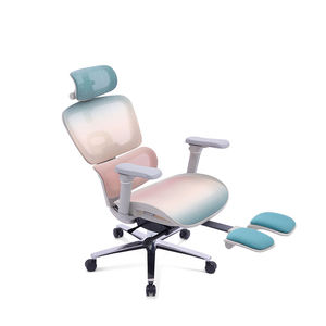 Silla de <span class=keywords><strong>Oficina</strong></span> Ergonómica Moderna de Alta Calidad, Reclinable, con Malla, Reposacabezas y <span class=keywords><strong>Reposapiés</strong></span> Ajustables en 4D, Reposabrazos Giratorios y Ajustables - Product Image 3