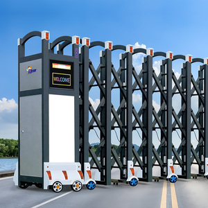 Tự động kho đường lái xe cổng chính Kính thiên văn trượt có thể thu vào hàng rào dễ dàng để sử dụng hệ thống cổng có thể thu vào cổng ngoài trời - Product Image 5