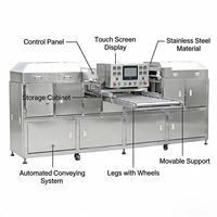 Machine automatique de fabrication de rouleaux d'œufs pour boulangerie, tubes à gaufres, grande capacité
