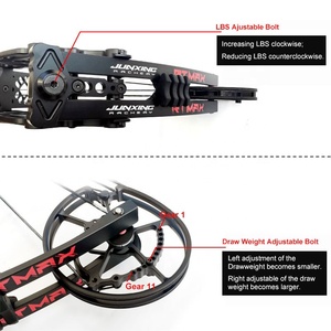 Fabricant Ensemble d'<span class=keywords><strong>arc</strong></span> à poulies à double usage catapulte <span class=keywords><strong>Poulie</strong></span> Balle <span class=keywords><strong>Arc</strong></span> de chasse Tir à l'<span class=keywords><strong>arc</strong></span> <span class=keywords><strong>Arc</strong></span> à poulies en <span class=keywords><strong>acier</strong></span> - Product Image 5