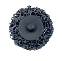 Disque de décapage rapide en carbure de silicium noir de 50 mm (2 pouces) avec système Roll Lock, référence 46 #   Ponçage et ébavurage de surface en aluminium