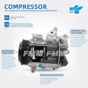 <span class=keywords><strong>Compresseur</strong></span> de climatisation automobile 12V FMMCA0005 pour <span class=keywords><strong>compresseur</strong></span> de climatisation automatique Chang an CS3 4PK 8103100-CR01 - Product Image 6