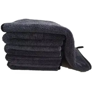 Super Absorbent Care Microfibre Detailing Microfiber Car Wash Cleaning Cloth Twisted large twist Loop drying Towel for car