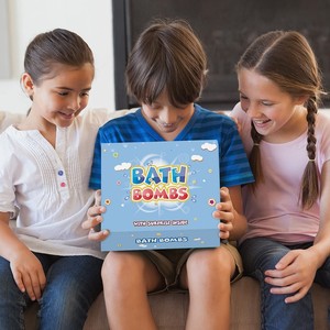 Bombas de Baño Efervescentes Orgánicas al por Mayor con Etiqueta Privada, Regalo para Niños, Bombas de Baño Efervescentes para Niños con Juguetes Sorpresa en el Interior - Product Image 6