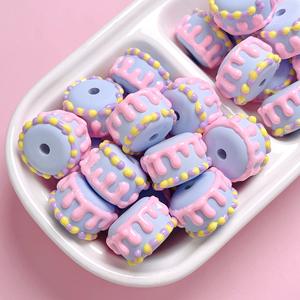 สร้อยคอลูกปัดอะคริลิคสำหรับทำเค้กระบายสีมือน่ารัก - Product Image 6