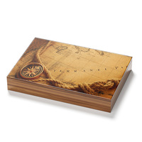 Boîte cadeau en bois recyclable personnalisée de luxe pour le parfum Bonbon Halva de bonbons en chocolat pour l'Islam de Dubaï style arabe