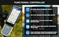 Instrument d'arpentage professionnel RTK GPS Communication intégrée personnalisé OEM cartographie précise projets d'aménagement des terres
