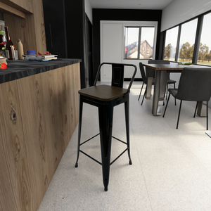 Silla barra de cocina thanh stoolssillas Tipo cao thanh phân thanh Ghế nghỉ ngơi trở lại nhà bếp thanh ghế - Product Image 2