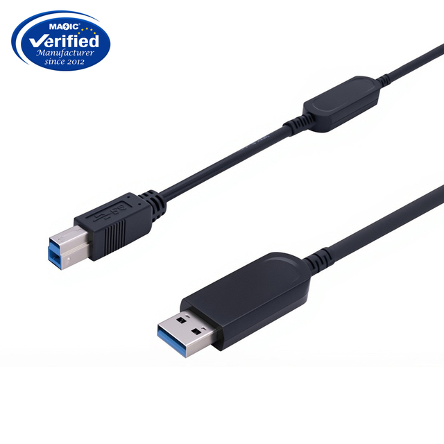 AOC 50M Active Optical Cable Type a Male to Type a Male 10Gbps USB 3.1 Extension Fiber Optic USB