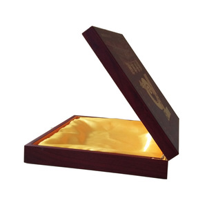 Wooden <b>Tea</b> Box 28x28x6cm Hot Stamping Gold Exquisite For Cultural Gift <b>Sets</b> - Product Image 4