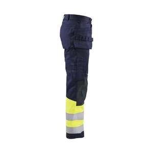 BLAKLADER - 147915148933C58 Pantalon d'artisan Multinorm Bleu marine/jaune-VÊTEMENTS DE TRAVAIL RÉSISTANTS AUX FLAMMES EAN 7330509551721 - Product Image 5
