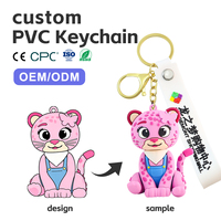 Anime PVC Lipstick Custom Wholesale Gun Cute Mini Camera Customizable Pom Pom Personalized Photo Keycap Carabiner Keychain Charm