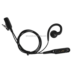 Auricular de Radio Discreto en Forma de C de Plástico con Función de Pulsar para Hablar, para Uso de Seguridad y Comunicación Clara - Product Image 2