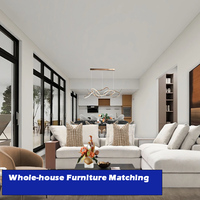 Services de design d'intérieur et de mobilier assorti pour penthouse à New York